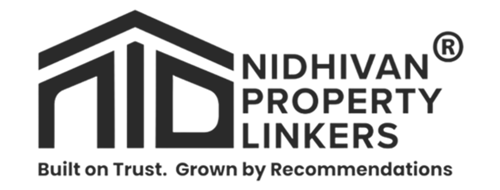 Nidhivan Property_Brand logo Charcoal_2A2A2A