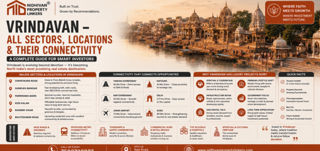 Vrindavan All Sectors Guide | Connectivity, Infrastructure & Investment Growth